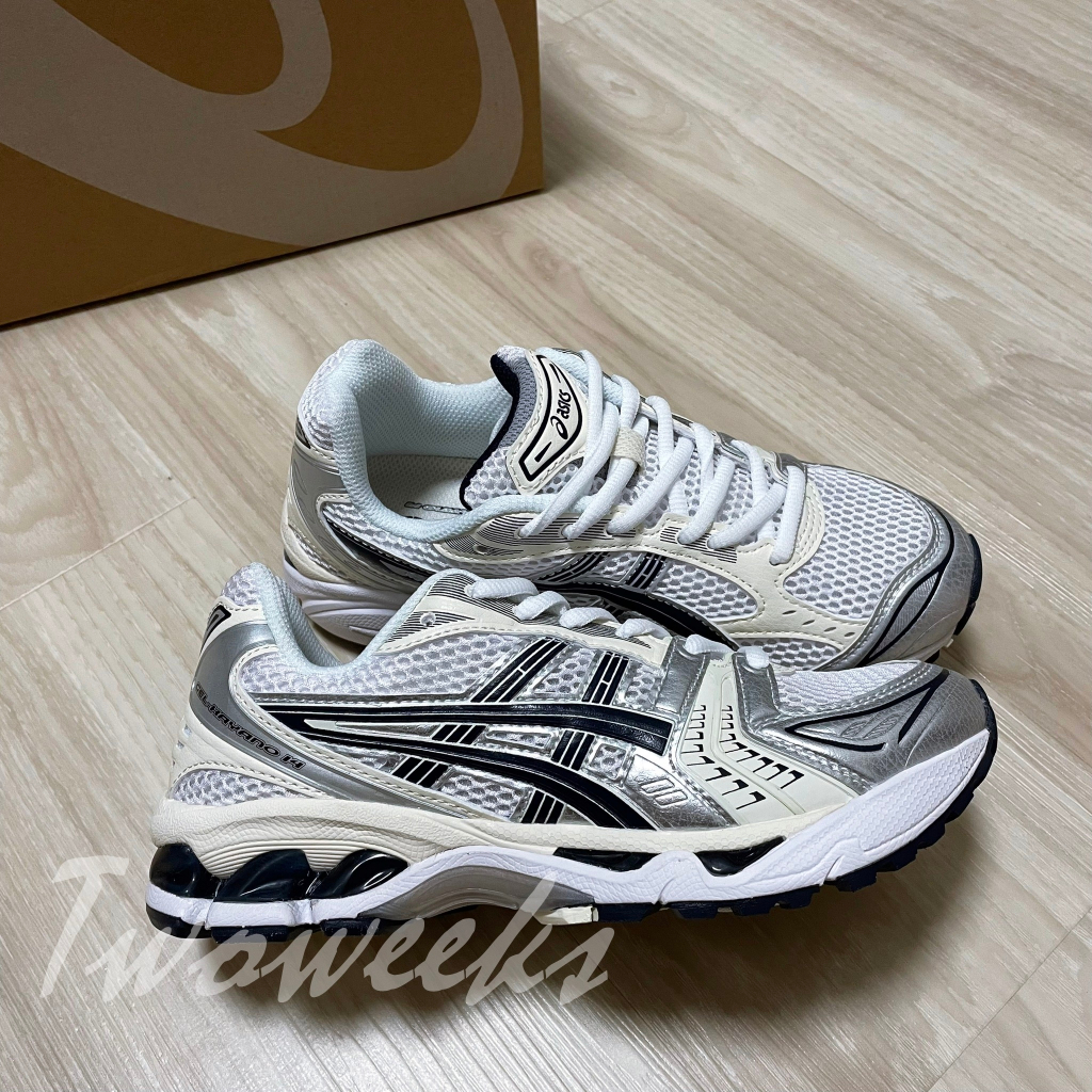 Tw - Asics GEL-Kayano 14 1202A056-109 白 銀 午夜藍 慢跑鞋