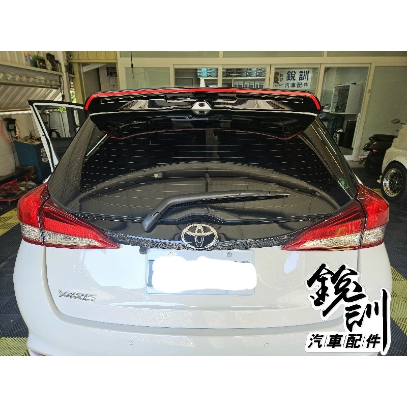 銳訓汽車配件精品-台南麻豆店 2018 Toyota Yaris 安裝 S版尾翼 含烤漆