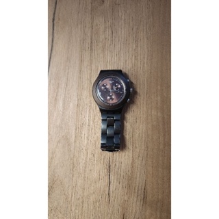 (正)Swatch Full-BLOODED SMOKY 防水石英錶