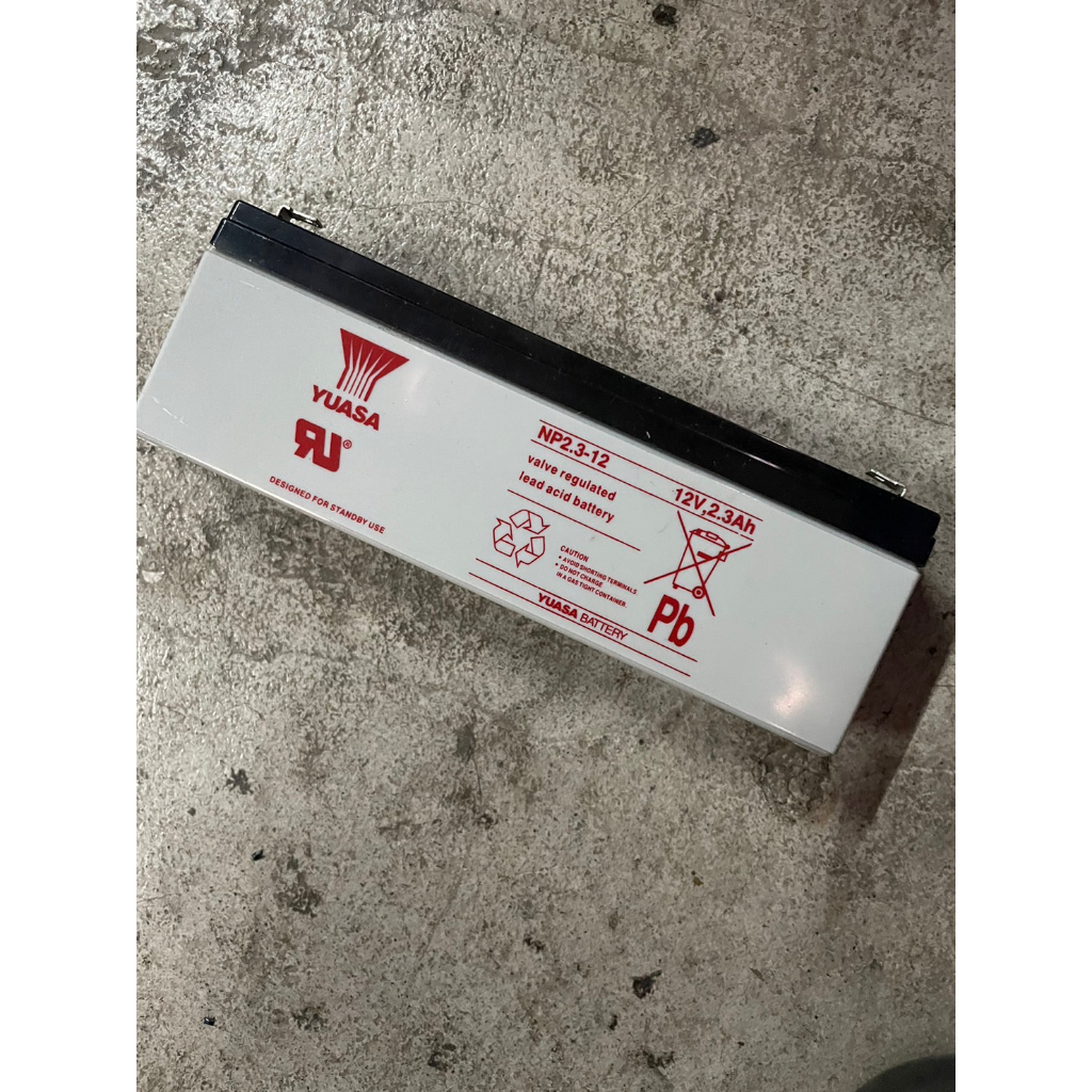 [沐沐屋]  二手-台灣湯淺 YUASA NP2.3-12 12V 2.3Ah 密閉式鉛酸電池