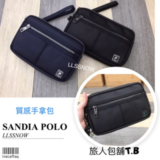 SANDIA POLO 質感尼龍手拿包 男生包包 手拿包 男用包 小手拿包 收帳包 包包 雙層手拿包