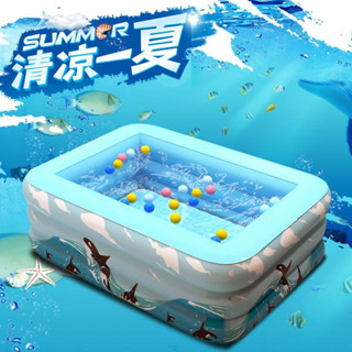 充氣游泳池 充氣游泳池 兒童戲水池 游泳池 兒童家用小孩子玩具 3-6-10歲 加厚寶寶洗澡桶 戶外水池
