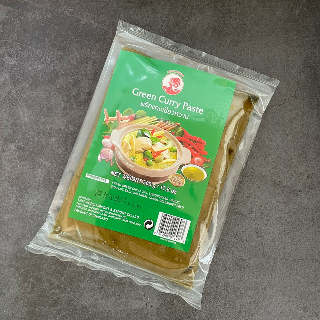 【亞米食材】泰式綠咖哩醬500g