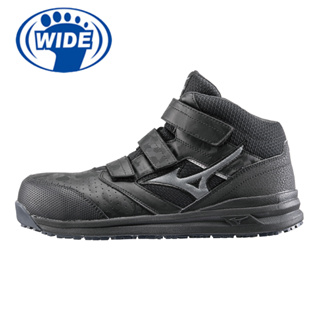 MIZUNO LS II MID 中筒防護鞋 寬楦 輕量化 魔鬼氈 塑鋼工作鞋 F1GA225109 23FW 樂買網