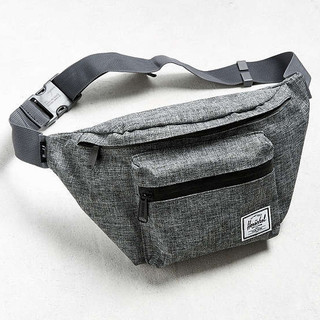 Herschel Seventeen 帆布 灰黑 黑色 帆布 防水拉鍊 旅行 側包 胸包 斜包 小包 腰包 現貨