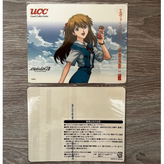 ｛莫非日貨｝絕版 EVA UCC 咖啡聯名 明日香 滑鼠墊