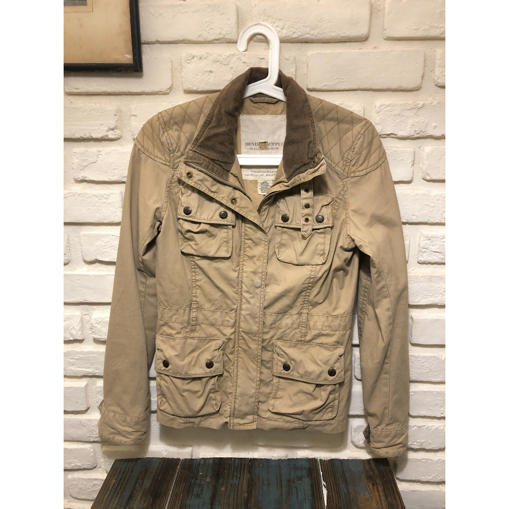 二手品 l Denim &amp; Supply 軍裝 女生外套 剪標品 XS