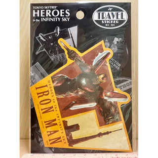全新東京天空樹伴手禮 鋼鐵人 防水抗光行李箱貼紙 Marvel Iron Man x Tokyo SkyTree