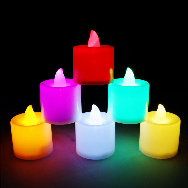 led蠟燭 告白求婚道具生日浪漫佈置 排字蠟燭 多色LED燈 電子蠟燭 小夜燈 蠟燭燈 佈置道具