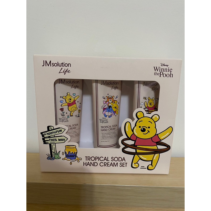 雙十優惠！韓國 JMSolution x Disney 小熊維尼~香氛護手霜禮盒組(50mlx3)