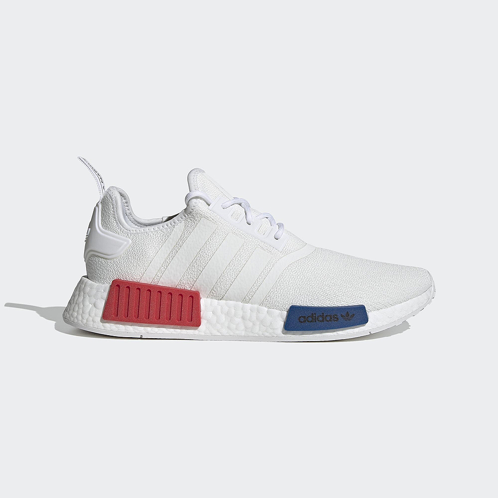 adidas 休閒鞋 男鞋 運動鞋 襪套 NMD_R1 白紅藍 GZ7925