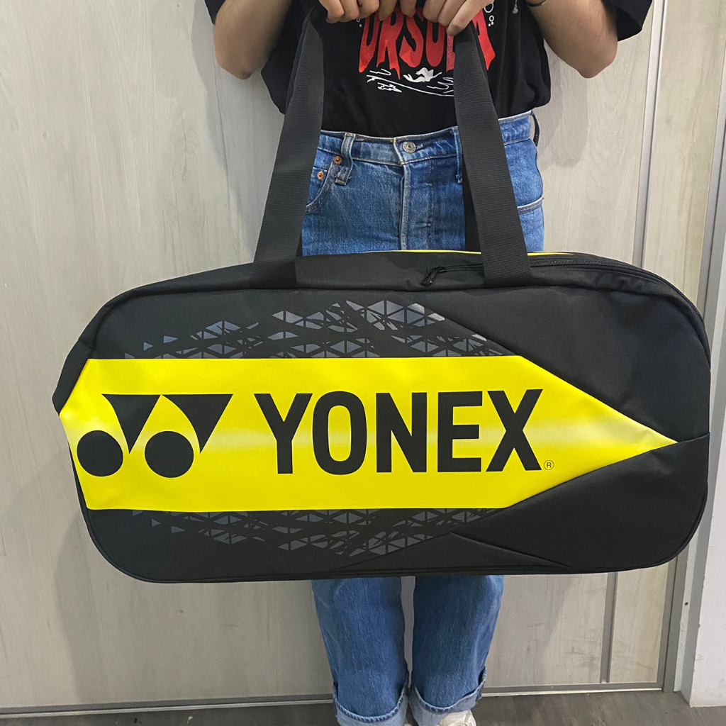 《奧神體育》優乃克 YONEX 矩形包 網羽拍袋 運動包 裝備包  BA92231WEX (閃電黃)