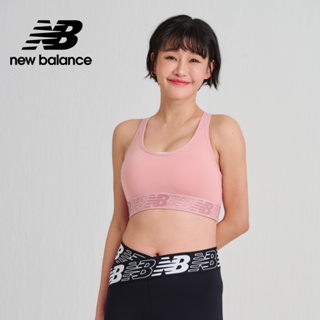 【New Balance】 NB 透氣排汗T字型美背運動內衣_女性_灰粉色_AWB11034POO