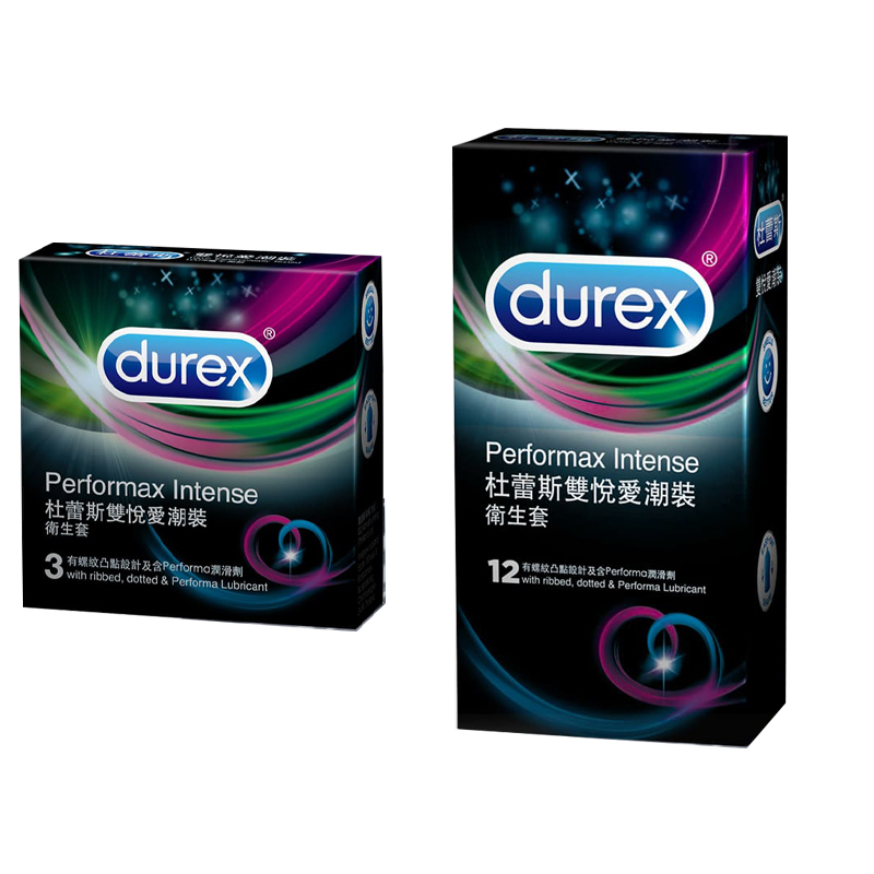 【愛愛雲端】情趣用品 杜蕾斯durex 雙悅愛潮裝 大尺寸 56mm保險套 衛生套 3入 1 2入