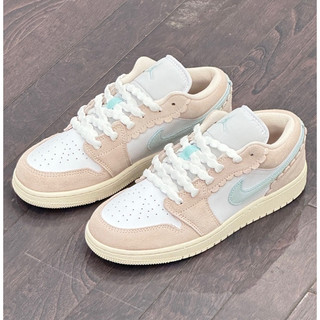 【EXIST】Nike Air Jordan 1 Low Gs 粉白綠 波浪DZ5356-800