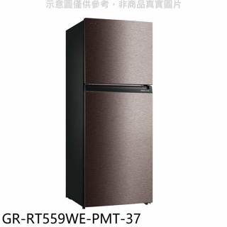TOSHIBA東芝【GR-RT559WE-PMT-37】414公升變頻雙門冰箱(含標準安裝)