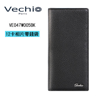 VECHIO 真皮長夾 12卡相片零錢袋 男長夾 男皮夾 VE-W005