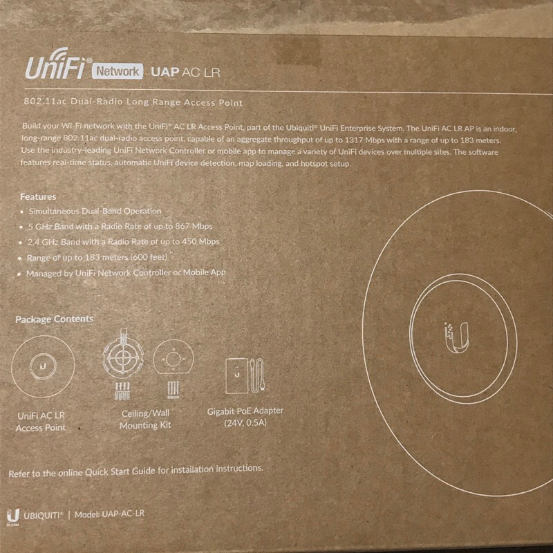 Unifi UAP AC LR 全新 僅拆封測試