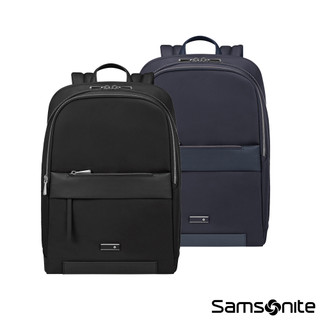 Samsonite 新秀麗 筆電後背包/電腦包/女包/雙肩包15.6吋 ZALIA 3.0 商務輕量大容量多層 黑/藍