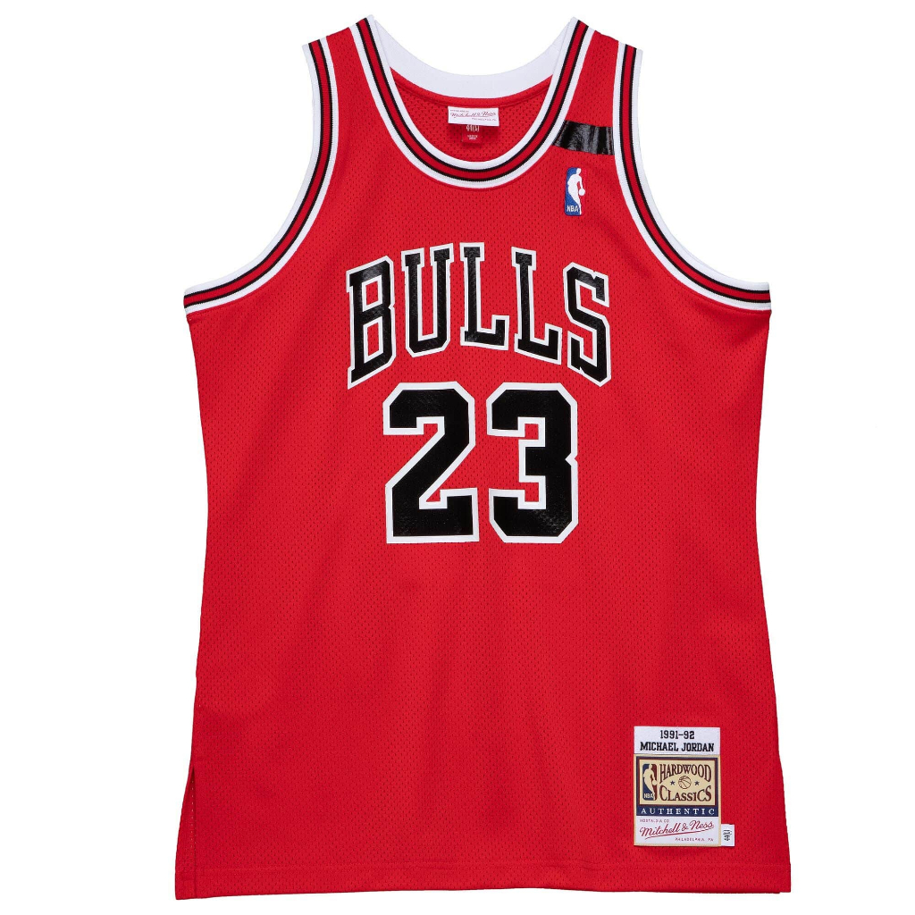 NBA 球員版球衣 Michael Jordan #23 91-92 Road 公牛 紅