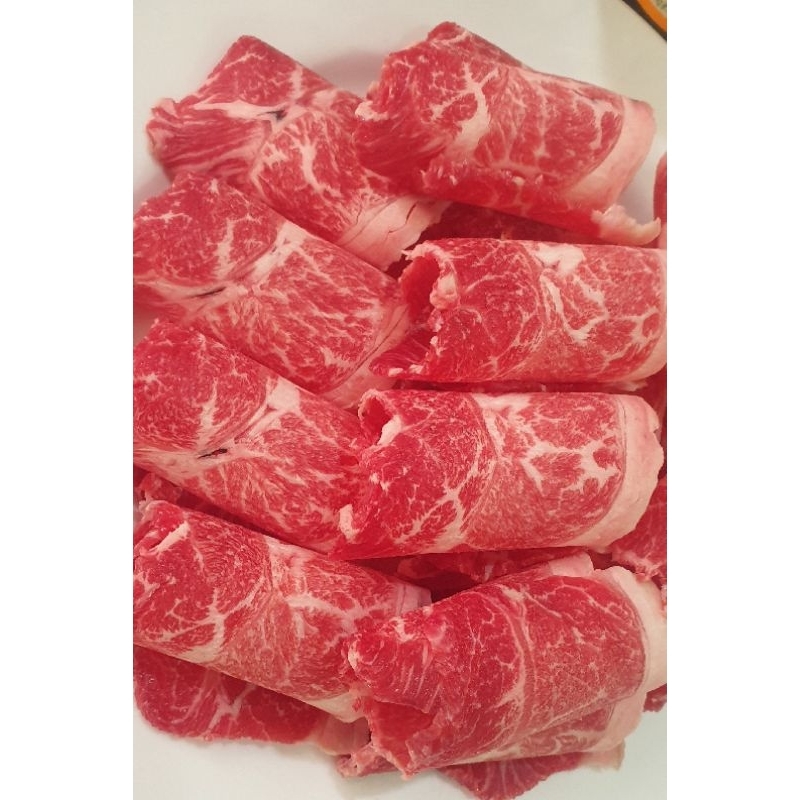 烤肉必備 板腱牛肉火鍋片 美國CAB認證安格斯板腱牛肉片(門市銷售完畢)  100%原肉裁切