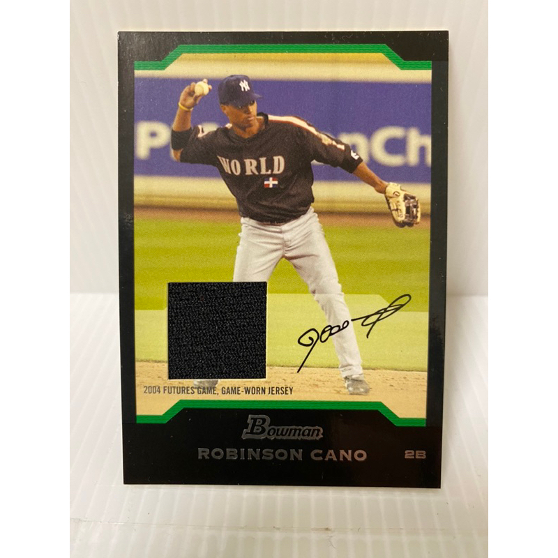 【ES-955】 MLB 紐約洋基 ROBINSON CANO GAME WORN JERSEY 印刷簽 球衣卡