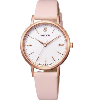 CITIZEN 星辰 Wicca 臺灣限定 廣告款 太陽能女錶 30mm（KP5-166-14）