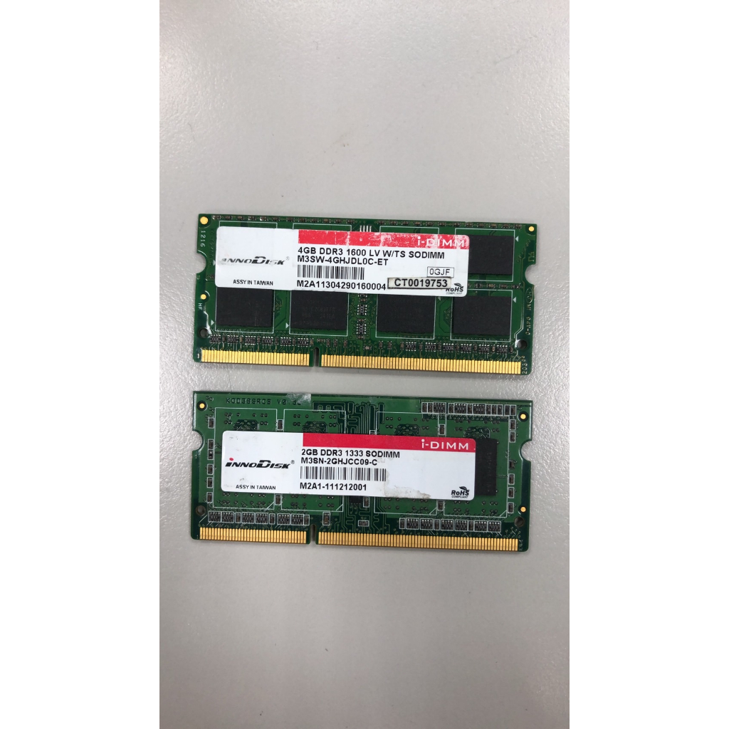 i-DIMM 6GB DDR3 1333 SO-DIMM (4GB + 2GB 各一條)