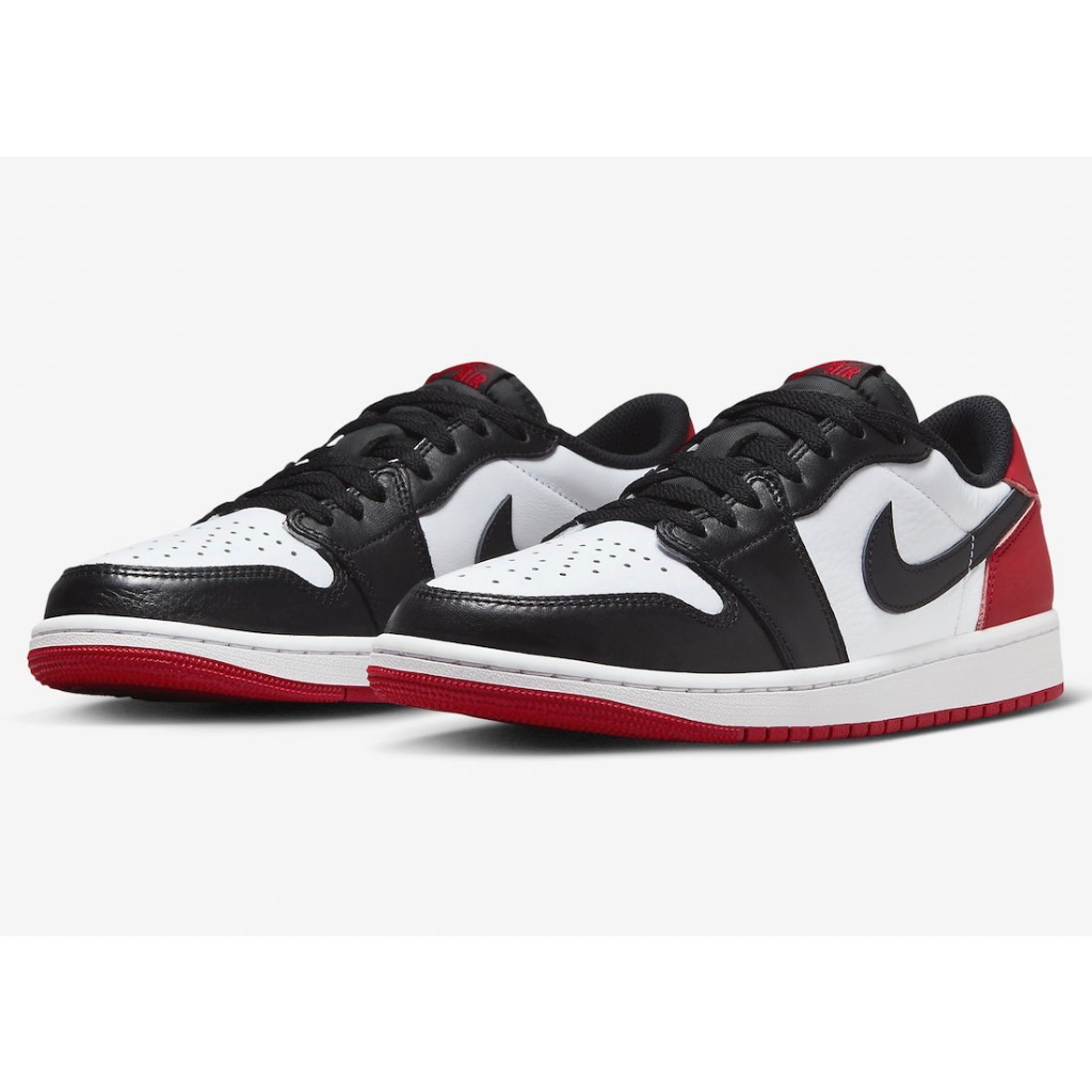 【EAT-SHOE】AIR JORDAN 1 LOW OG BLACK TOE 黑紅腳趾 男女鞋 CZ0790-106