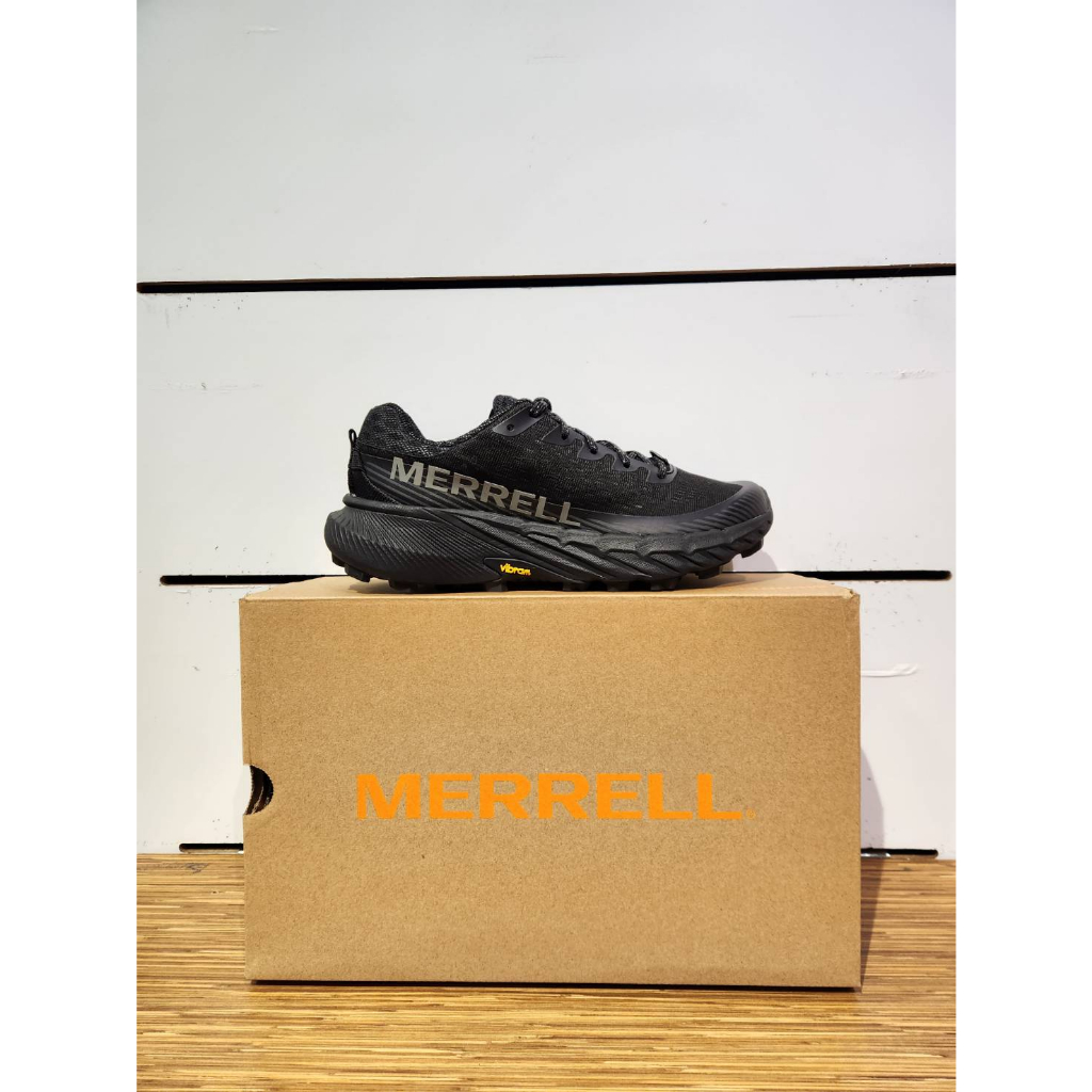【清大億鴻】MERRELL女款 AGILITY PEAK 5戶外輕量越野鞋 登山鞋 黑色ML068090