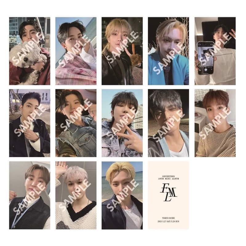 【13枚セット】LOVE 東京 FML 会場限定トレカセット　コンプ NEWS | SEVENTEEN Japan official site