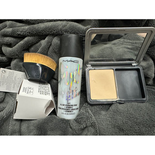 MAC定妝噴霧.植村秀粉底刷.make up forever粉餅