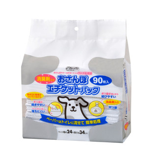Clean One 除臭撿便袋 90入 雙層設計 紙+塑膠袋 新增除臭劑 臭味不外溢 輕鬆遛狗｜狗狗用