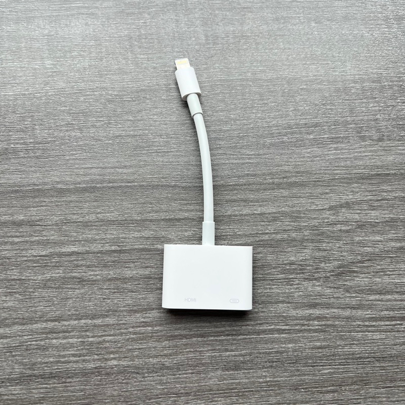 二手 Apple原廠轉接器 Lightning 轉HDMI