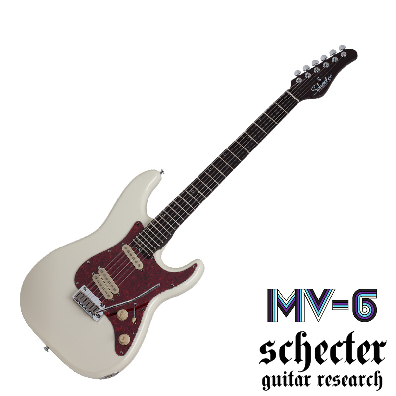 Schecter MV-6 OWHT 單單單 小搖座 電吉他【又昇樂器.音響】