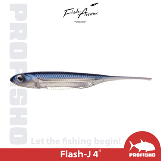 【搏漁所釣具】Fish Arrow Flash-J 4" 魚型軟蟲 仿真小魚 擬真假餌 多功能 高仿真路亞 淡水 溪釣