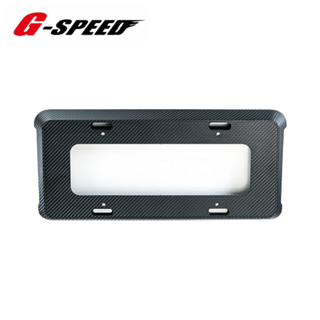 G-SPEED 碳纖紋路斜牌框 (1入) PR-91 eTag可同時安裝，不影響辨識功能