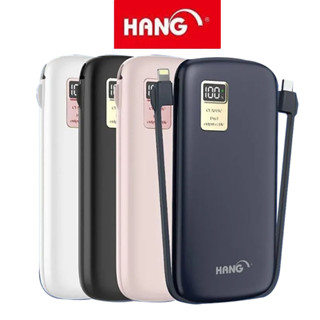 液晶顯示行動電源 HANG PD7 13000mAh 20W PD+QC 行充 自帶線 蘋果線 安卓線 快充 行動電源