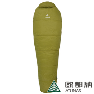 【ATUNAS 歐都納】900 PRIMALOFT科技纖維睡袋A1SBEE08綠/登山露營/背包客/木乃伊式
