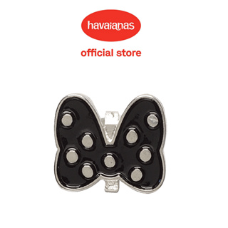 havaianas哈瓦仕 迪士尼100週年紀念別針 米妮蝴蝶結 鞋扣 pin present 4149256-0090a