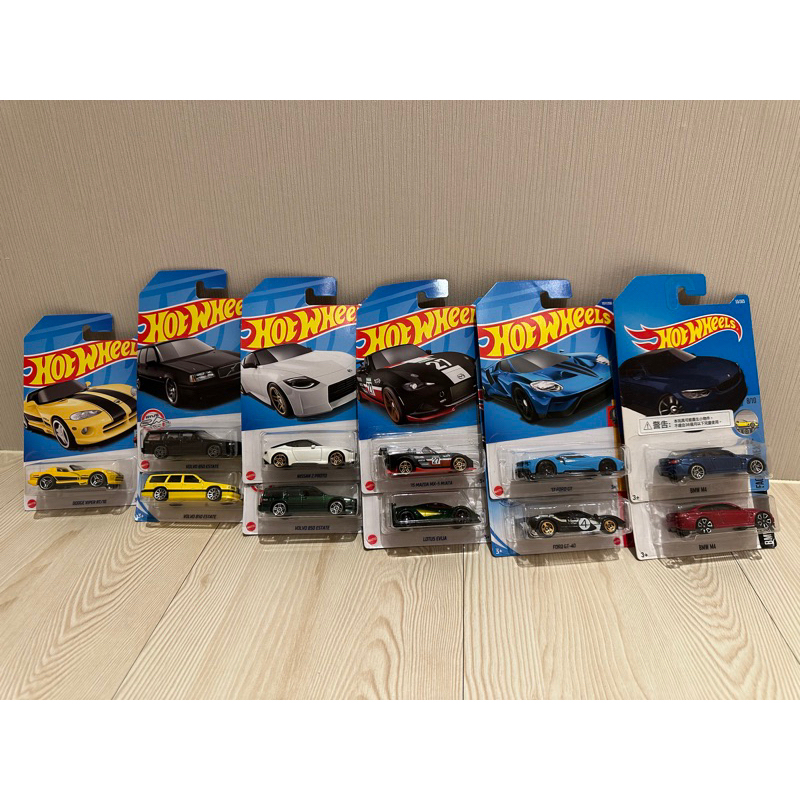 Hot Wheels 風火輪小車 Volvo BMW Ford Nissan 合售