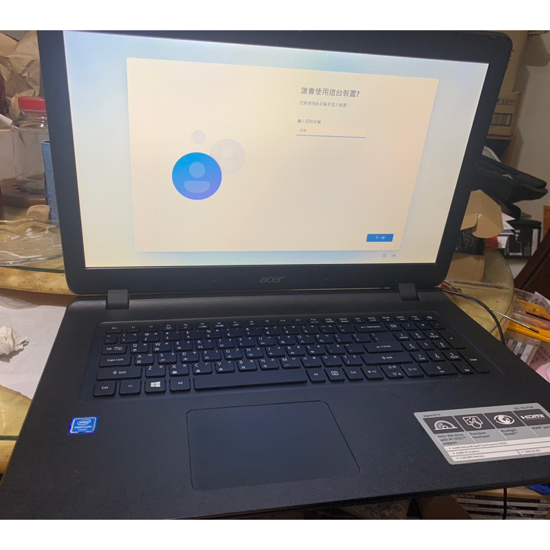 宏碁17吋零件機 Acer ES1-732-P15K 整機拆賣