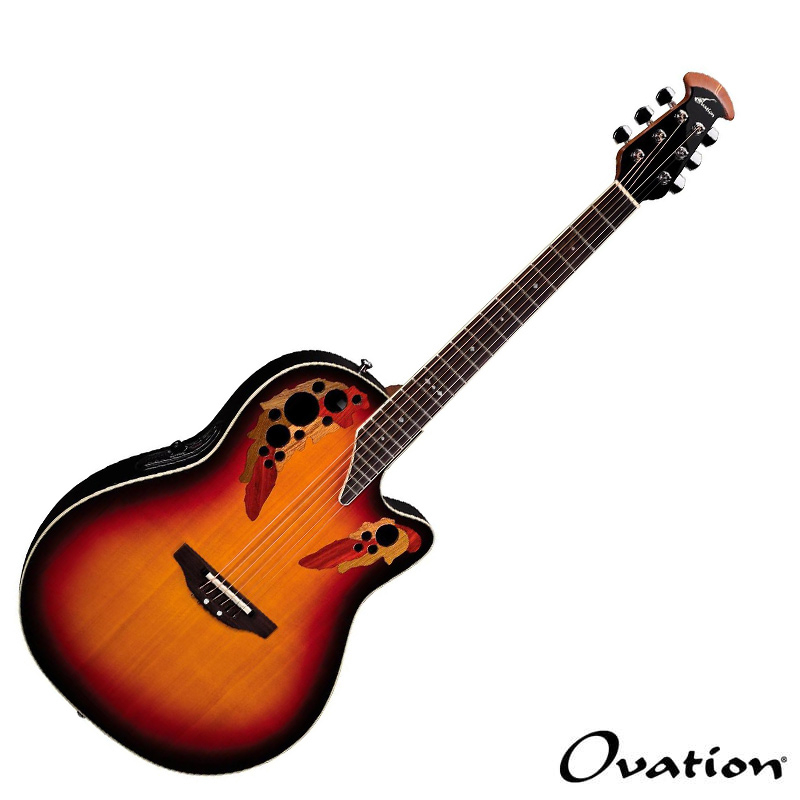 Ovation 2778AX-1 圓背吉他 黑色 EQ 玻璃纖維背板【又昇樂器 . 音響】