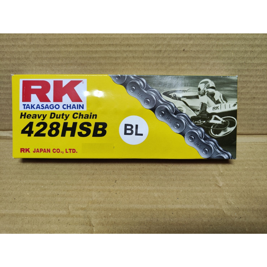 RK 428 420 加重鏈 一般鏈 非油封 黑金鍊條 黑金鏈條 日本進口 原廠貨 鏈條 無油封 野狼 KTR MSX