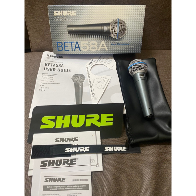 二手SHURE BETA58A 動圈式麥克風