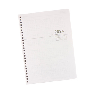 【conifer綠的事務】2024年16K直式週誌/補充式內頁(26孔)月計畫 周計畫 無酸紙 FSC