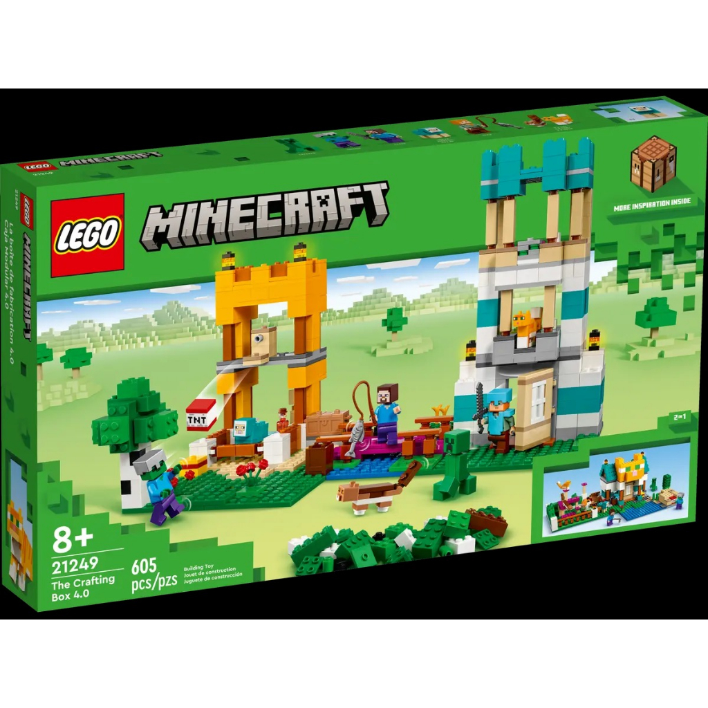 【好美玩具店】LEGO 創世神 Minecraft系列 21249 創意製作盒4.0