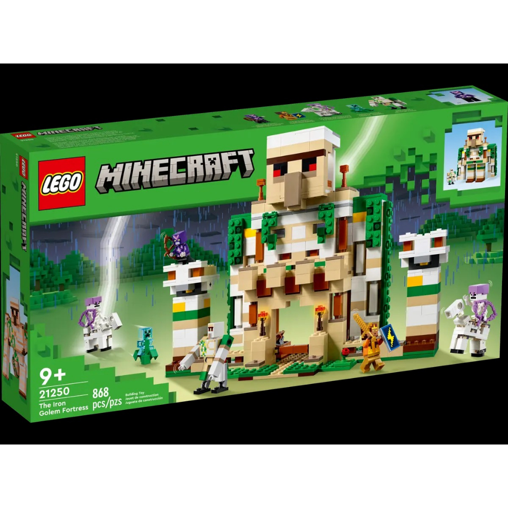 【好美玩具店】LEGO 創世神 Minecraft系列 21250 鐵魔像要塞