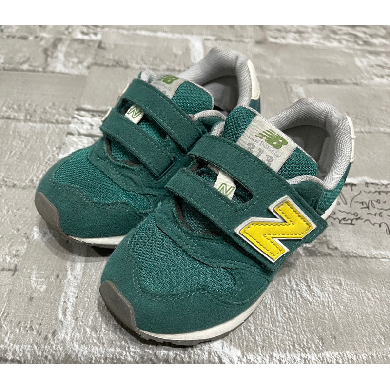 New Balance 313 NB 313 魔鬼氈 運動鞋 中童 孔雀綠 (PO313JA)（二手、9成新）正品