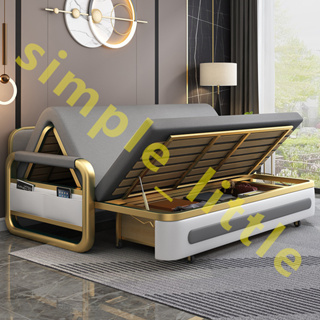家具可折疊兩用沙發床 簡易可折疊功能布藝 儲物可折疊沙發床 多功能儲物 小戶型多功能可折疊沙發床兩用 可折疊沙發床